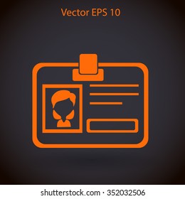 Badge vector icon
