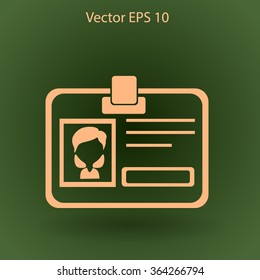 Badge vector icon
