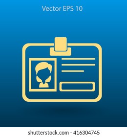 Badge vector icon