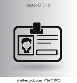 Badge vector icon