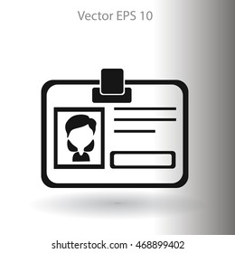 Badge vector icon