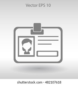 Badge vector icon