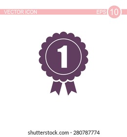 Badge vector icon. Award sign.