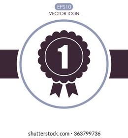 Badge vector icon. Award sign.