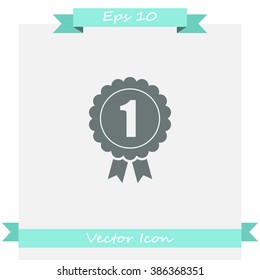 Badge vector icon. Award sign.