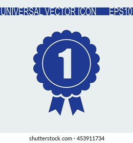 Badge vector icon. Award sign.