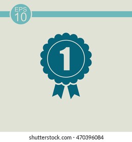 Badge vector icon. Award sign.