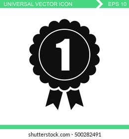 Badge vector icon. Award sign.