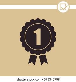 Badge vector icon. Award sign.