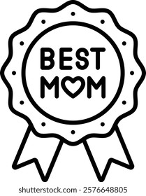 Badge vector icon. Can be used for printing, mobile and web applications.