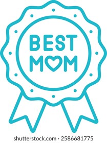 Badge vector icon. Can be used for printing, mobile and web applications.