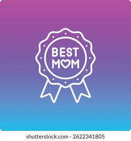 Icono de Vector de insignia. Se puede utilizar para aplicaciones de impresión, móviles y de Web.