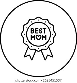 Icono de Vector de insignia. Se puede utilizar para aplicaciones de impresión, móviles y de Web.