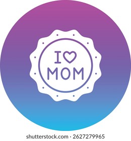 Icono de Vector de insignia. Se puede utilizar para aplicaciones de impresión, móviles y de Web.