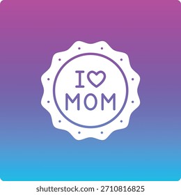 Icono de Vector de insignia. Se puede utilizar para aplicaciones de impresión, móviles y de Web.