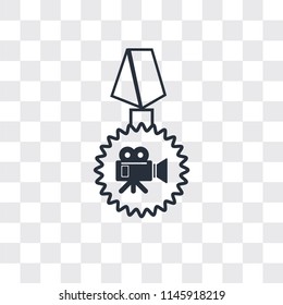 Badge vector icon isolated on transparent background, Badge logo concept