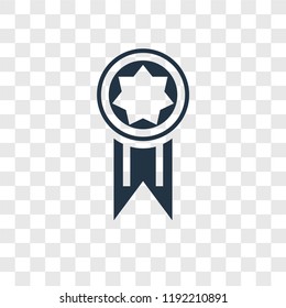 Badge vector icon isolated on transparent background, Badge transparency logo concept