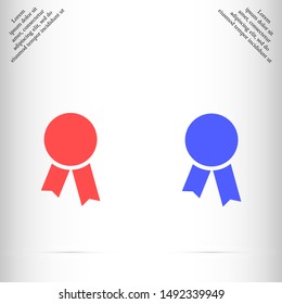 badge vector icons , Lorem ipsum flat design