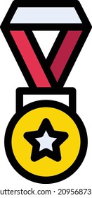 ilustración de vectores de insignia en un fondo transparente. Símbolos de calidad premium. Icono vectorial de trazo para el concepto y diseño gráfico.