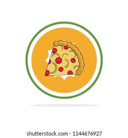 Badge Vector Pizza 01 Eps.10