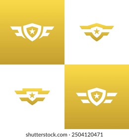 Badge vector set for memorial day