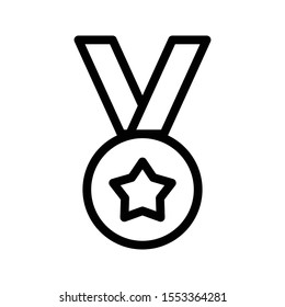 badge vector thin line icon