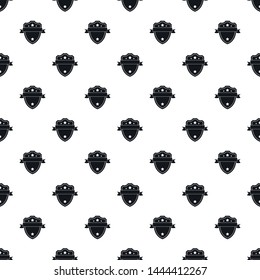 Badge warrior pattern seamless vector repeat geometric for any web design
