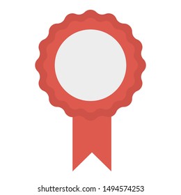 badge for winner flat icon
