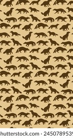 Badger animal pattern texture repeating seamless