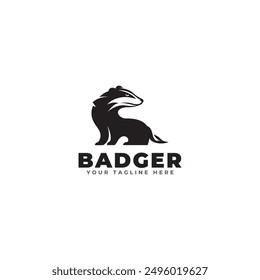 badger logo icon vector template