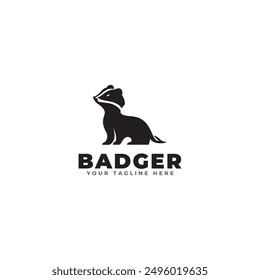 badger logo icon vector template