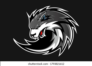 BADGER MASCOT LOGO VECTOR EPS