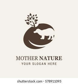 Badger Mother Nature Logo