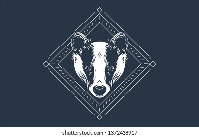 Badger Vector Illustration