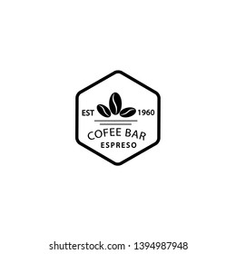 Badges Cofee Bar Logo Simple