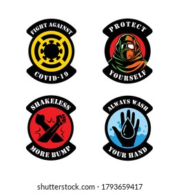 Badges Design For Virus Survival Guide