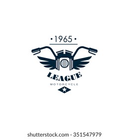 Badges, emblems Motorcycle Collections vector logo set