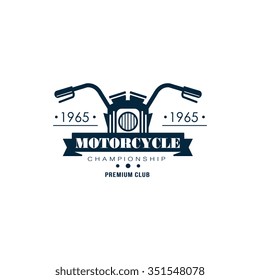 Badges, Emblems Motorcycle Collections Vector Logo Set