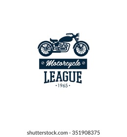 Badges, emblems Motorcycle vector logo 