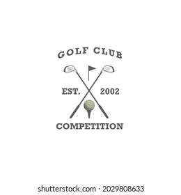 Badges Golf Logo Competition and Turnament