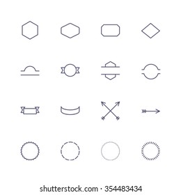 Badges and insignia icons