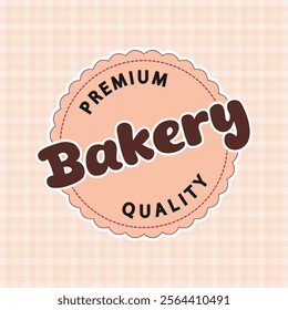 Badges and labels for bakeries. Food, confectionery, sweets. Vector illustration