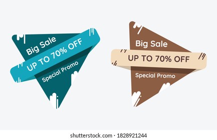 Recurso de diseño del conjunto de logotipos para marcas para la gran venta de empresas - Vector