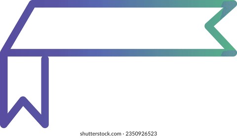 Badges Name Tag Gradient Line Icon