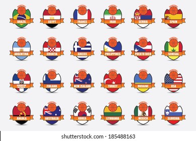 Badges of National Flags