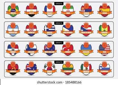 Badges of National Flags