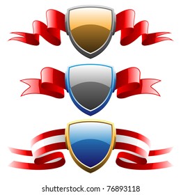 badges and ribbons