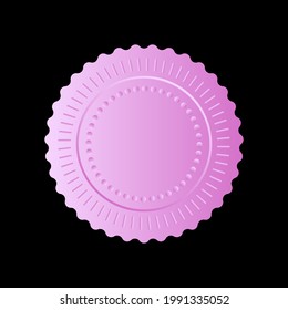 Badges seal quality labels guarantee round vector