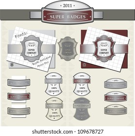 Badges and stickers
