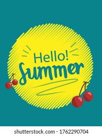 Badges of summer sale. advertising pictures. Promotion badge banner, summer discount offer illustration